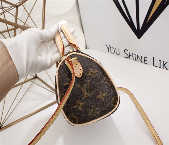 Louis Vuitton Nano Speedy Bag Monogram Canvas M61252