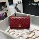 Chanel WALLET ON CHAIN Calfskin & Gold-Tone Metal AP2289 Burgundy High