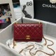 Chanel WALLET ON CHAIN Calfskin & Gold-Tone Metal AP2289 Burgundy High