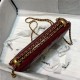 Chanel WALLET ON CHAIN Calfskin & Gold-Tone Metal AP2289 Burgundy High