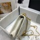 Chanel WALLET ON CHAIN Calfskin & Gold-Tone Metal AP2289 White High