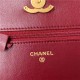 Chanel WALLET ON CHAIN Calfskin & Gold-Tone Metal AP2289 Burgundy A