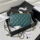 Chanel WALLET ON CHAIN Calfskin & Gold-Tone Metal AP2289 Green A