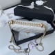 Chanel WALLET ON CHAIN Calfskin & Gold-Tone Metal AP2289 White A