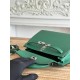 Hermes Kelly 25/28cm Sellier Bag Epsom Leather Silver/Gold Metal In Vert foncé WAX High