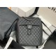 Chanel Large Backpack Lambskin 91122 Silver-Metal Black High