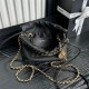 Chanel 22 MINI HANDBAG Shiny Grained Calfskin, Enamel & Gold-Tone Metal Black AS3980 High