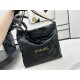 Chanel 22 SMALL HANDBAG Crumpled Calfskin & Gold-Tone Metal AS3260 Black High