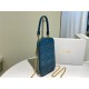 LADY Dior PHONE HOLDER Cannage Lambskin Sea Blue High