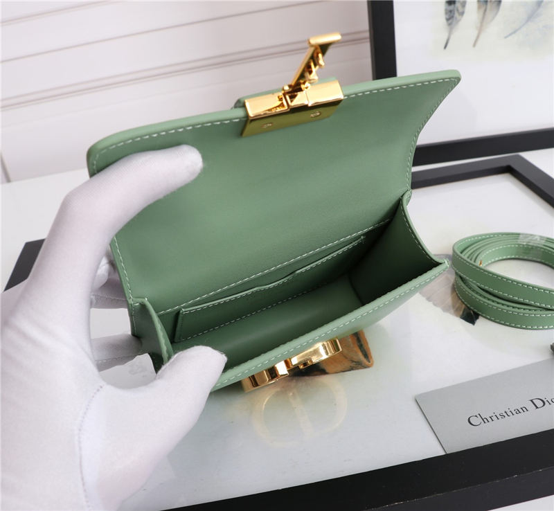 MICRO 30 MONTAIGNE BAG Box Calfskin Green High