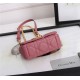 MICRO Dior CARO BAG Supple Cannage Calfskin Pink High