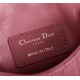 MICRO Dior CARO BAG Supple Cannage Calfskin Pink High