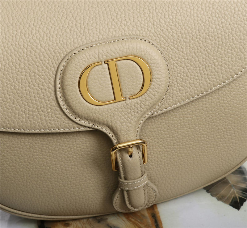 LARGE Dior BOBBY BAG Grained Calfskin Beige High