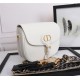 LARGE Dior BOBBY BAG Grained Calfskin White High