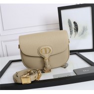 MEDIUM Dior BOBBY BAG Grained Calfskin Beige High