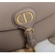 MEDIUM Dior BOBBY BAG Grained Calfskin Taupe High