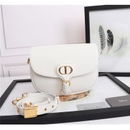 MEDIUM Dior BOBBY BAG Grained Calfskin White High