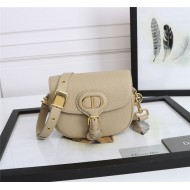 SMALL Dior BOBBY BAG Grained Calfskin Beige High