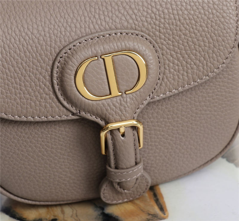 SMALL Dior BOBBY BAG Grained Calfskin Taupe High