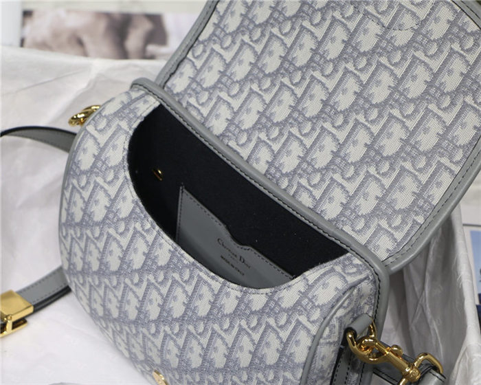 MEDIUM Dior BOBBY BAG Dior Oblique Jacquard Grey High