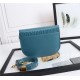 MEDIUM Dior BOBBY BAG Box Calfskin Steel Blue High