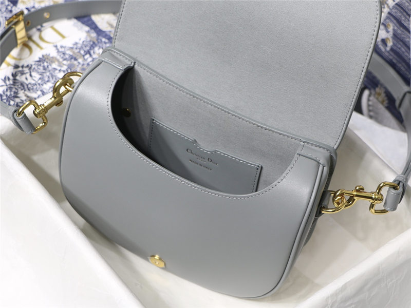 MEDIUM Dior BOBBY BAG Box Calfskin Dark Grey High