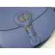 MEDIUM Dior BOBBY BAG Box Calfskin Denim Blue High