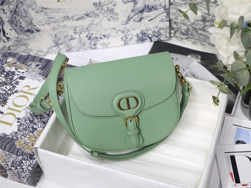 MEDIUM Dior BOBBY BAG Box Calfskin Green High