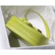 MEDIUM Dior BOBBY BAG Box Calfskin Lime High