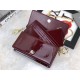 LADY Dior POUCH Patent Cannage Calfskin Burgundy High