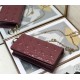 LADY Dior POUCH Patent Cannage Calfskin Wine High