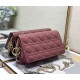 LADY Dior POUCH Patent Cannage Calfskin Wine High