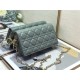 LADY Dior POUCH Cannage Lambskin Grey-Green High