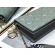 LADY Dior POUCH Cannage Lambskin Grey-Green High