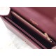 LADY Dior POUCH Cannage Lambskin Burgundy High