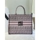 LARGE Dior BOOK TOTE Miss Dior Allover Embroidery Pink High