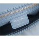 LARGE Dior CARO BAG Supple Cannage Calfskin Sky Blue High