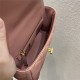 SMALL Dior CARO BAG Supple Cannage Calfskin Gradient Pink High