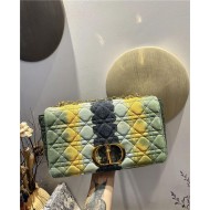 LARGE Dior CARO BAG Denim Green High