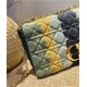 LARGE Dior CARO BAG Denim Green High