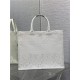 LARGE Dior BOOK TOTE D-Lace Embroidery with Macramé Effect High