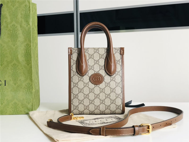 Gucci Mini tote bag with Interlocking G 671623 High