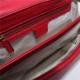 GG Marmont Leather small shoulder bag 401173 Red High