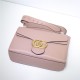 GG Marmont Leather small shoulder bag 401173 Nude Pink High