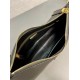 Prada Aimée medium leather shoulder bag Black High