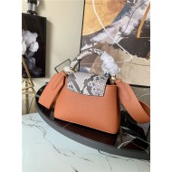 Louis Vuitton CAPUCINES MINI Taurillon Tan M80007 High