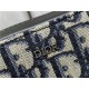 Dior WORLD TOUR MESSENGER POUCH Dior Oblique Jacquard Blue High