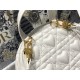 MINI DiorAMOUR Dior BACKPACK Cannage Lambskin with Heart Motif Latte High