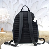 Dior RIDER BACKPACK Dior Oblique Jacquard Black & Grained Calfskin High