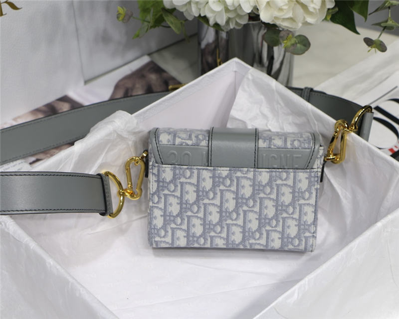 30 MONTAIGNE BOX BAG Dior Oblique Jacquard Grey High